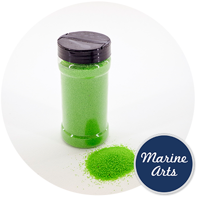 - Coloured Sand - Lime twist - 350ml Jar